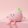 Kids Friendly Adorable Bedroom Decor Soft Silicone Material USB Charging Peach Shaped Sleep Lamp Cute Cartoon