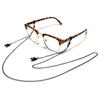 Punk Black Spider Glasses Chain for Men Women Fashion Glasses Holder Sunglasses Spectacles Metal Chain Holder Neck Strap Rope