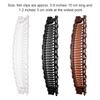 Hair Claws Female Headdress Bridal Wedding Hairpin Girls Barrettes Curved Style Tool Banana Clips for Women Lady Adults Teens