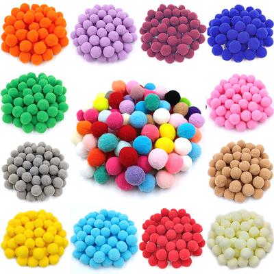 18/25mm Pompones Pompom Nähen Plüsch Ball Flauschigen Ball DIY Kleidung Dekoration Hochzeit Decor Home Craft Ornament Handgemachte Material Schmuck Zubehör