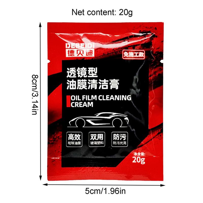 Glass Oil Film Remover Cream Effective Automotive Glass Cleaner Car Glass Oil Film Stain Removal Cream Automotive Glass Cleaner