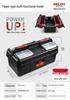 Delixi Multifunctional Hardware Storage Box: Household, Industrial, Electrician-Grade Toolbox for Car-Mounted Use.