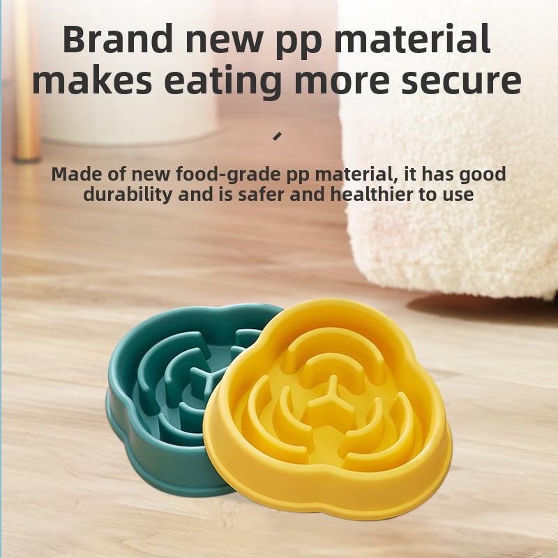 2Pcs Dog Slow Food Bowl Plastic Anti-Choking Slow Eating Cloud Shape Large Dogs Prevent Vomiting And Protect Intestines