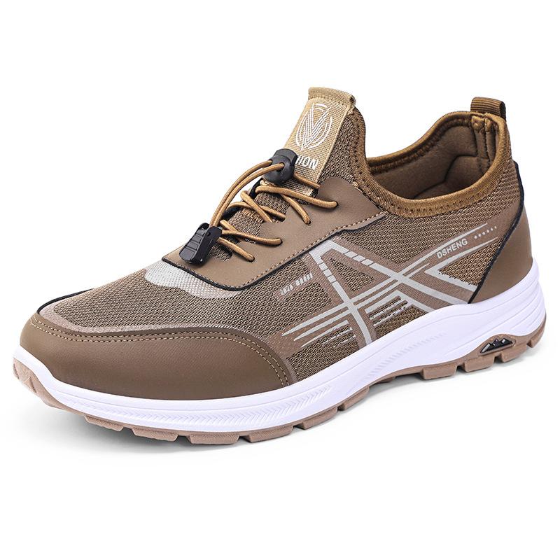 Women's shoes, sports shoes, new mesh breathable running shoes, soft-soled cushioning single shoes, elastic band, shallow mouth shoes, women's models