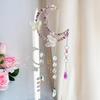 Crystals Suncatcher, Hanging Moon Butterfly Sun Catcher with Glass Prisms for Windows, Healing Crystal Decor for Home, Gift for Christmas Birthday