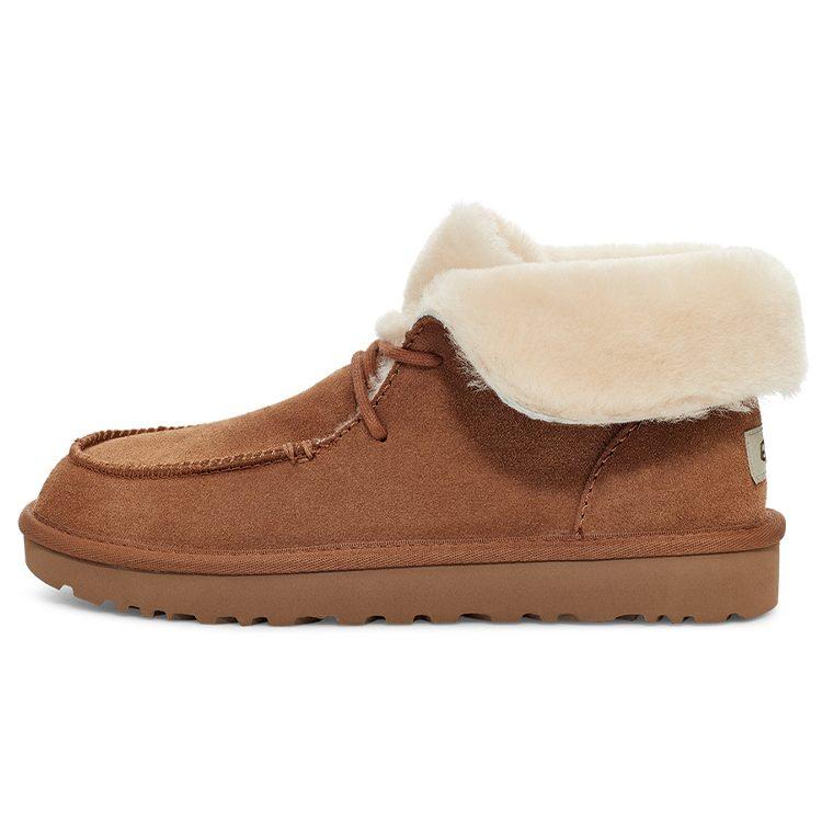 UGG Diara Lacing Fleece Lined Brown