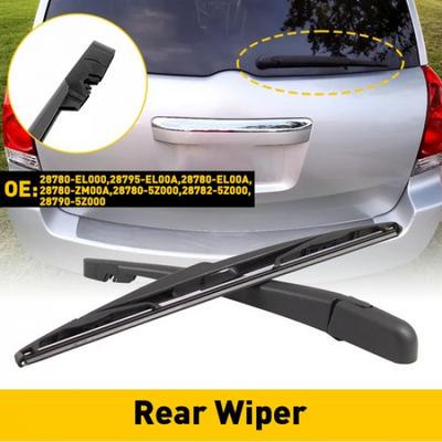 Window Wiper Back Rear Arm & Blade Windshield Fit 2007-2011 Versa Nissan Rubber