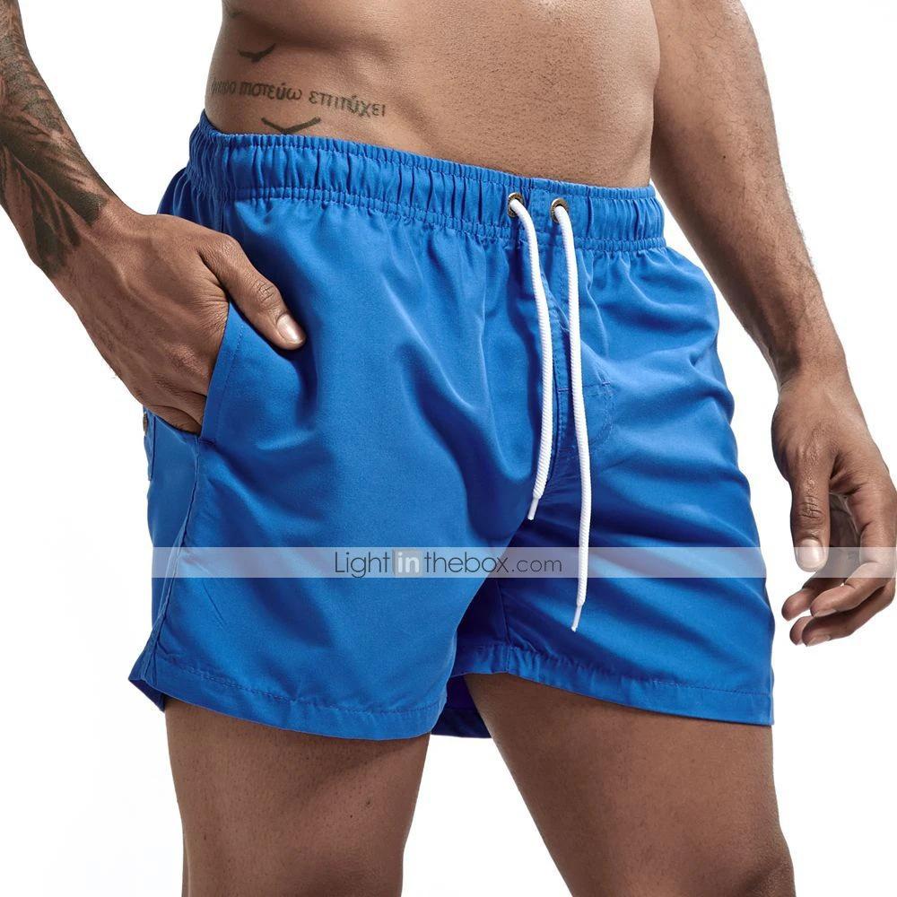 

Men s Summer Candy Color Casual Shorts: Five-Point, Ten Colors, Plus Logo S королевский синий