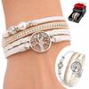 Silver Women' Bracelet with Zircons, Tree of Happiness, ITALIAN Gift