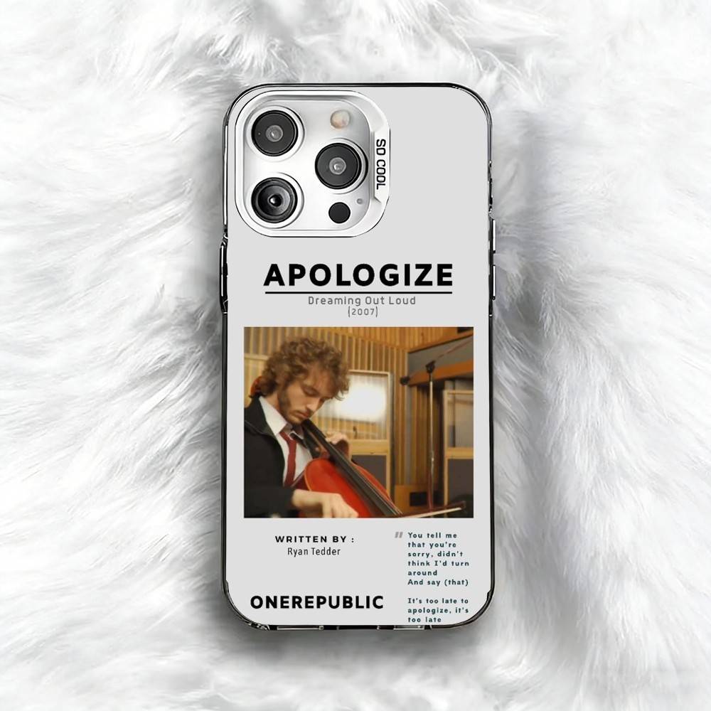 O-One-Republic Printed Phone Case For iPhone 16 17 15 14 12 13 Pro Max Black Color Shockproof Cover