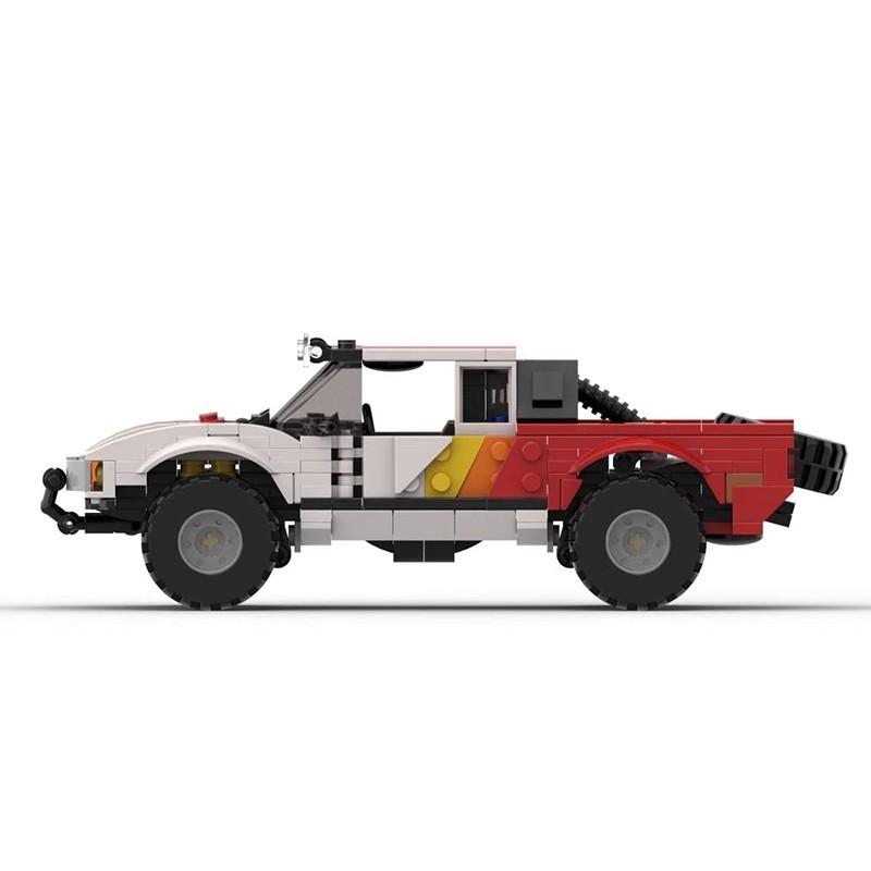 MOC Building Blocks Small Particle Truck Model DIY Assembly Bricks Ornament Gift Toy For Boys