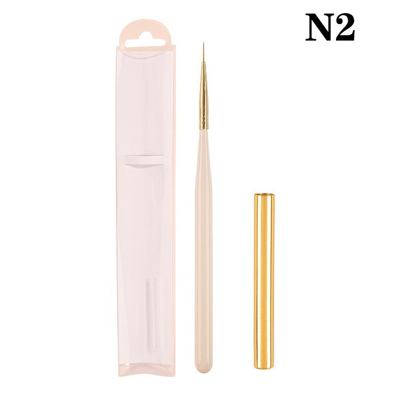 

1 шт. Кисть для УФ-геля, лайнер, ручка для рисования своими руками, кисть для акрилового рисования для дизайна ногтей, типсы для ногтей, инструмент для рисования as the picture