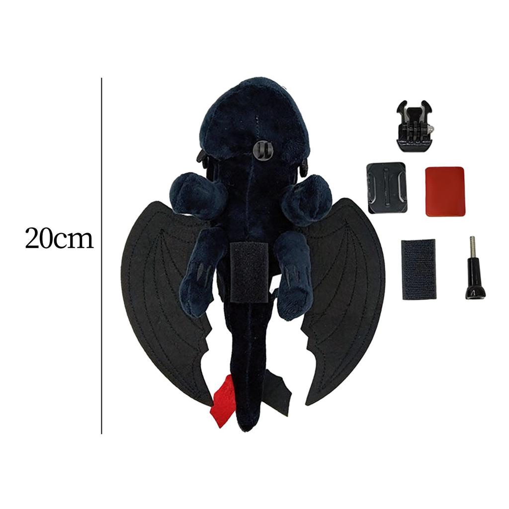 Electric Car Decoration Funny Helmet Accessory Professional Plush 20cm Quick