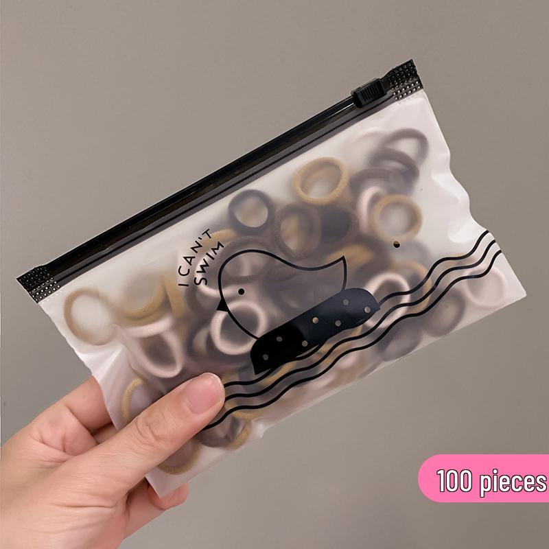 Nahtlose Haargummis im koreanischen Stil für Mädchen - Elastische Haarbänder und Kopfschmuck für Kinder