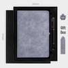 Custom Logo A5 Leather Notebook with Buckle for Business Meetings
