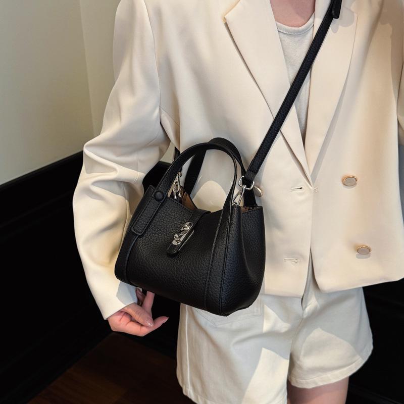 Retro Stylish Versatile Bucket Tote Bag - Casual Crossbody Shoulder Basket