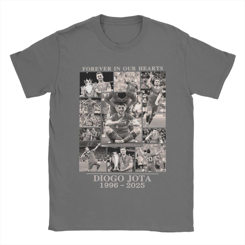 Diogo Jota Erinnerungs-Shirt Diogo Jota Gedenken 1996–2025 T-Shirts Kurzarm Y2K Fun Tops Sommer Baumwolle Rundhals Übergröße Kleidung