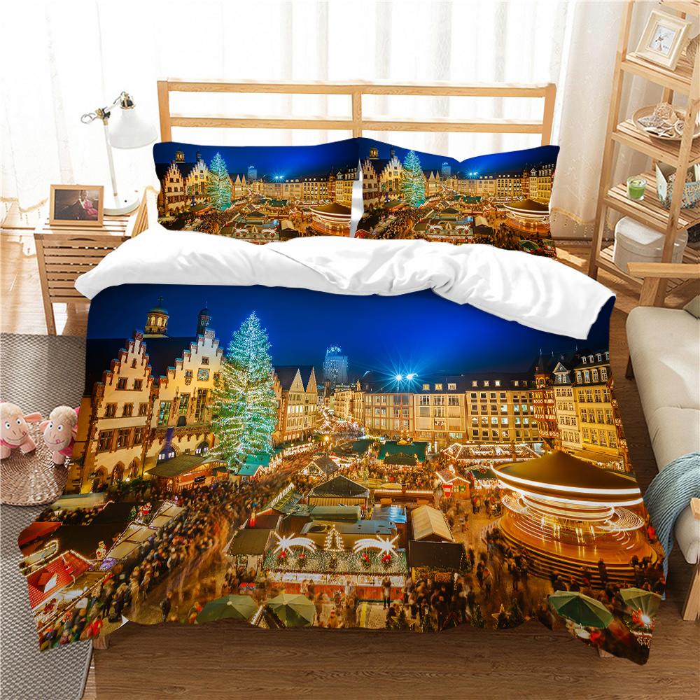 

Модное 3D креативное постельное белье, пододеяльник, комплект постельного белья, домашний декор для спальни, мягкий пододеяльник из микрофибры EU Single 135x200cm