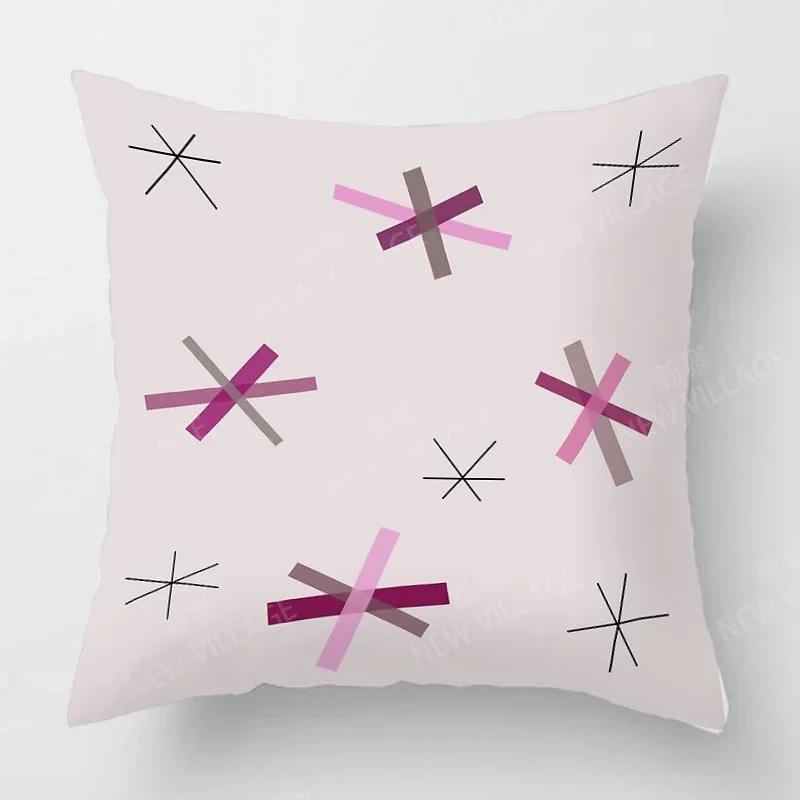 Nordic Fall Home Decor Autumn Throw Pillow Case Sofa Cushion Cover Modern   X   X Geometry