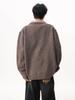 Vintage Style V-Neck Faux Two-Piece Men's Winter Sweater - Trendy Loose Knit Polo