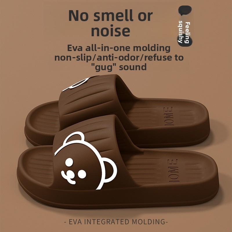 EVA Slippers for Men Taking Showers and Women Staying At Home In Summer. Non Slip and Odorless Slippers with Thick Soles