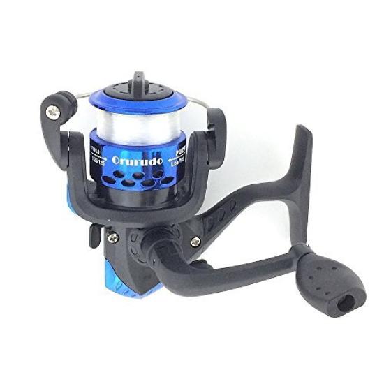

Fishing Reel puchi200 Family Fishing Beginner Ideal for easy fishing Spinning reel with convenient line that can be used as is Spining reel blue Blue