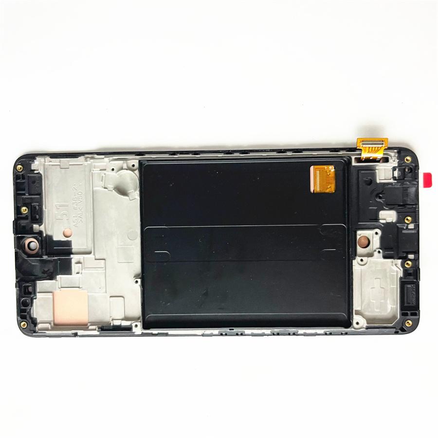 LCD Touchscreen Digitizer Display mit Rahmen für Für Samsung Galaxy A51 A515