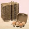 10pcs, Native Egg Packaging Box, Egg Tray Egg Box Pulp Egg Tray Soil Egg Packaging Box for Family, Farm, Market, Camping, Picnic