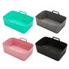 Silicone Air Fryer Liner Food Grade Non-Stick Mat Heat Resistant Reusable Baking Pan Liner Dishwasher Safe Fryer Basket Insert