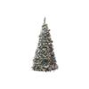 Flocked Telescopic Folding Christmas Tree for Home or Commercial Spaces