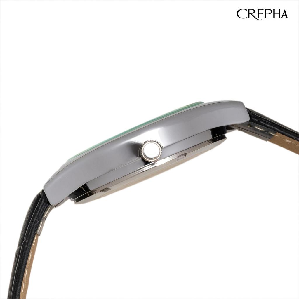 CREPHA (Klepha) Analog Men's Watch, Japanese Quartz Movement, 10 ATM Water Resistant, Luminous Dial, Simple and Easy-to-Read Dial, Urethane Strap,