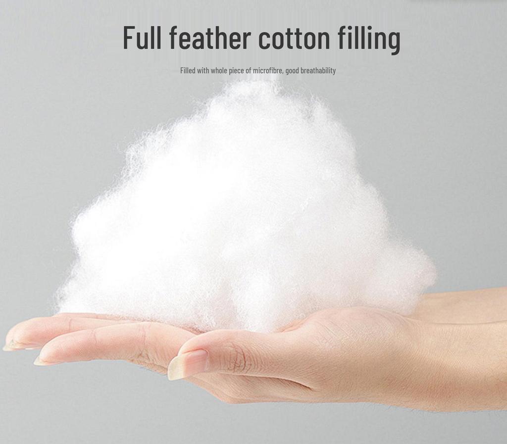 Fünf-Sterne Feder Samt Steppdecke - Reine Baumwolle, Ganzjahreswärme