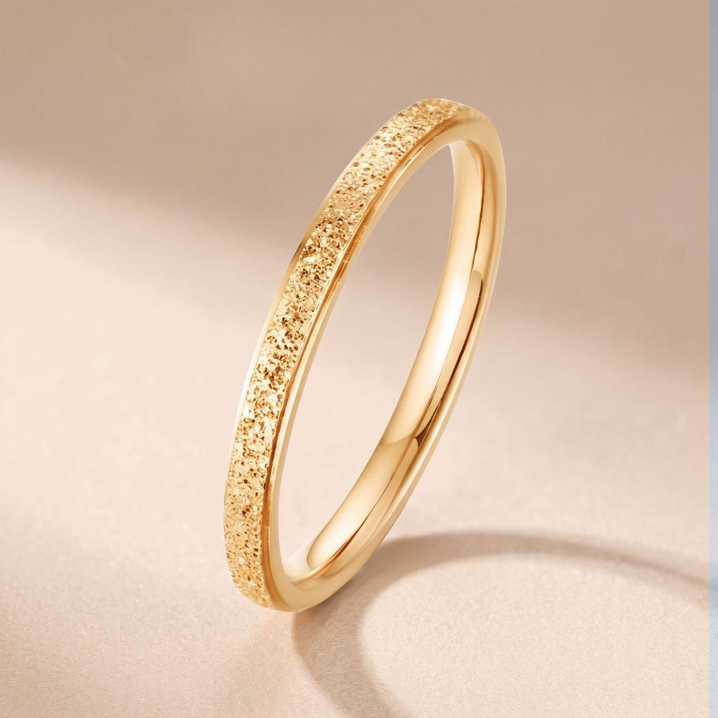 Titanium steel ring, niche and high-end, light luxury, non-fading, cross-border Instagram-style Foever Love
