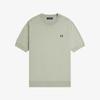 FRED PERRY [Sharp] Cotton Knit T-Shirt - Seagrass Afpm2612322-M37