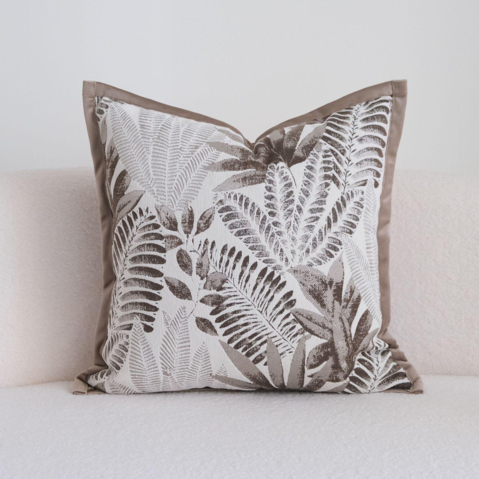 45x45CM Franse Retro Sierkussenhoes Grijs Koffie Ruit Lendenkussenhoes Decor Huis Decoratief Kussensloop 2025 45x45cm