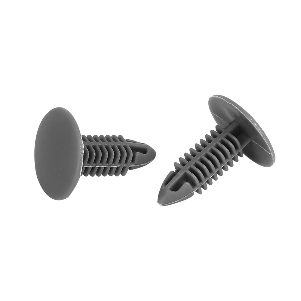 uxcell Bolt Rivet Fasteners 6mm Hole Diameter Plastic Trim Panel Fastener Clips Gray Compatible with Toyota 40pcs