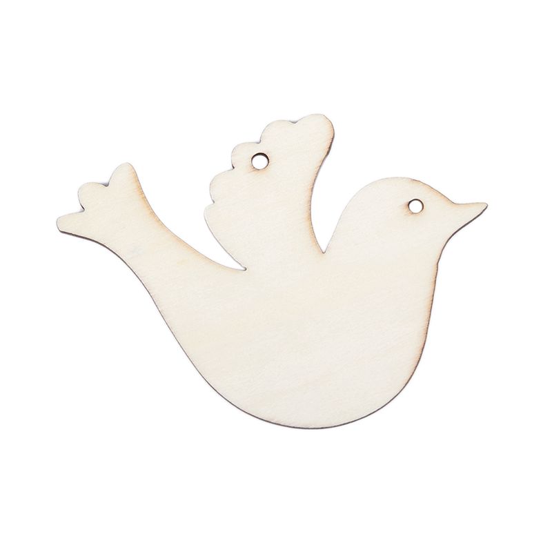 A84X-20Pcs/Set Wooden Dove For Wedding Wish Tree Or Christmas Decoration Ornament