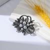 SKEDS Vintage Women Men Fashion Exquisite Full Crystal Flower Pins Accessories Exquisite Classic Design Badges For Women's Coat