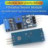 Liludin Normally Closed Type Vibration Sensor Module Alarm Sensor Module Vibration Switch SW-420 for Arduino Replacement Sensors2