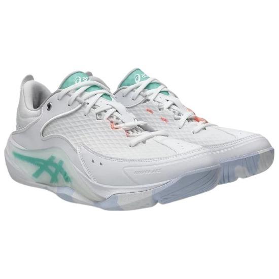 Asics Unpre Ars 3 Comfortable Fit Low Top Basketball Shoes Unisex Sneaker White Green 1063A113-100