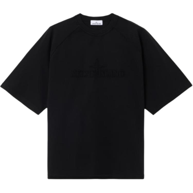 Stone Island Plain Crew Neck Loose Fit Short Sleeve T-Shirt Men tops K2S152100005S0115-V0029 XL