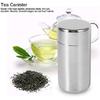 Tea Canisters, 550ml Tins for Loose Tea Kitchen Counter Stainless Steel Tea Tins Canister Home Canisters for Storing Sugar, Flour, Nuts, Seeds,