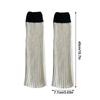 Fashion Gothic Knitted Foot Cover Thickened Warm Lolita Leg Warmers Stretchy Jk Uniform Socks Autumn Winter