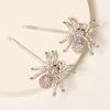 Spider Bangs Clip Black Halloween Hair Clips Creative Rhinestone Barrettes  Halloween Festival