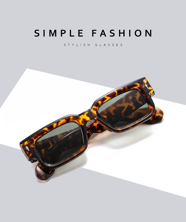 5pcs Pack Classics Square Sunglasses Women Fashion Big Frame Sports Sun Glasses Men Shades Vintage Quality Rivet Shades UV400