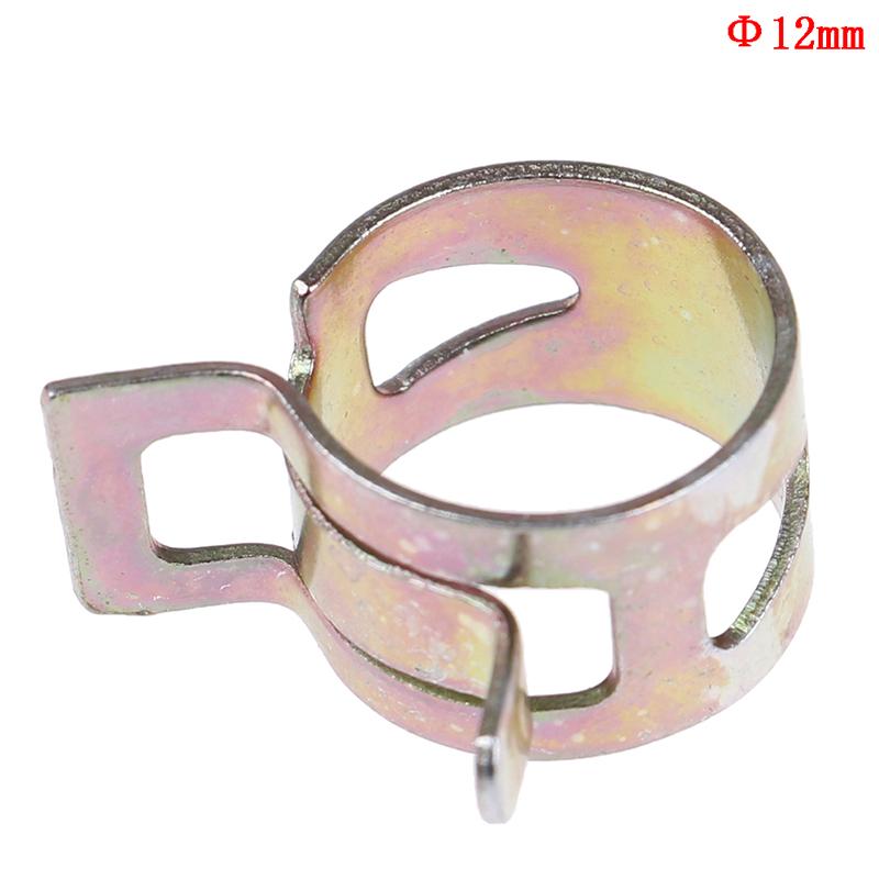 10Pcs 6-15Mm Spring Clip Vacuum Fuel Oil Hose Line Air Tube Band Clamp 6 Sizes
