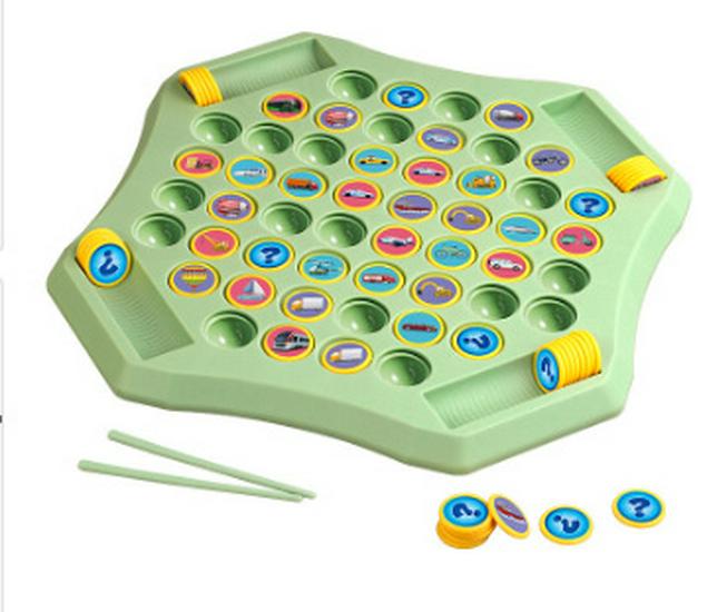 Kids' Flip Chess Strategy Game: Parent-Child Educational Toy for Concentration and Fun