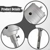 Concrete Hole Opener Efficient Chip Removal Professional, Wall Drill Tool for Masonry Stone