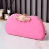 Women Girl Formal Evening Bag with Chain Banquet Purse Female Cocktail Handbag