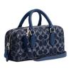 Coach Cargo Tote Bag 26 Pebble Leather Deep Blue Multi Gold Hardware CAM06-LHRHY